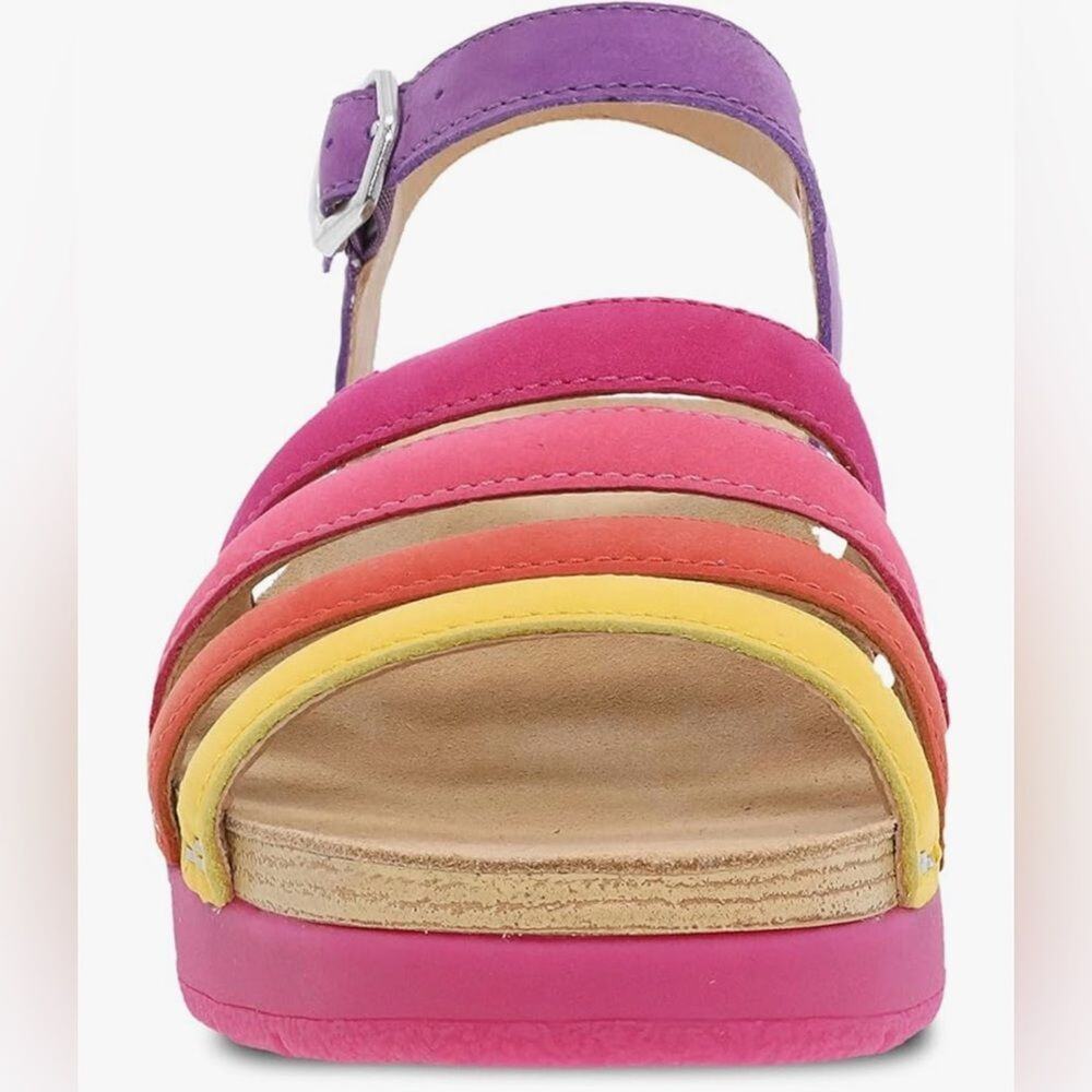 Dansko Roxie Strappy Sandals in Multi Color Size 8.5/EU39 - Picture 3 of 7